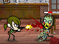 Chica vs Zombies para jugar online