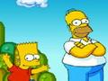 Bart y Homer in Mario World para jugar online