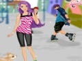 Barbie en patines para jugar online