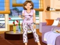 Chica de moda del pijama para jugar online