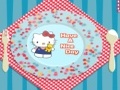 Hola gatito Dinner Plate para jugar online