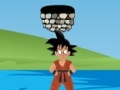 Goku salta para jugar online