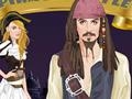 Piratas del Caribe: se visten como el Capitán Jack Sparrow y Elizabeth para jugar online