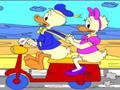 Colorear Donald vespa para jugar online