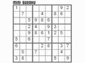 Mini Sudoku para jugar online